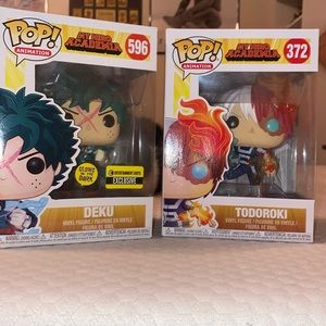 My Hero Academia, 2 Funko Pop, Deku and Todoroki